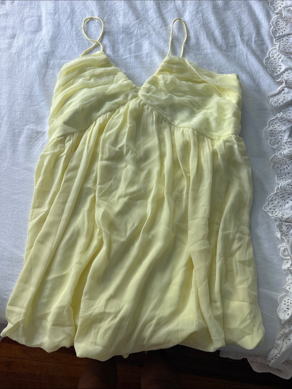 Abercrombie & Fitch Cream Mini Dress